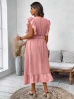 Rochie Midi Rome Roz - Marimi Mari - imagine 2