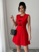 Rochie Scurta Imala Rosie - imagine 3