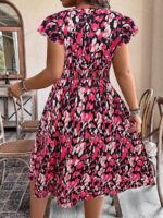 Rochie Scurta Assira Multicolora - Marimi Mari - imagine 2