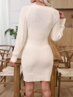 Rochie Scurta Tricotata Roberta Alba - imagine 2