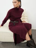 Rochie Midi Tricotata Bertha Grena