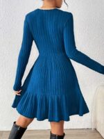 Rochie Scurta Stanley Albastra - imagine 2