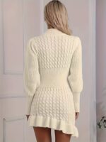 Rochie Scurta Tricotata Ioana Alba - imagine 2