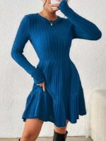 Rochie Scurta Stanley Albastra - imagine 3