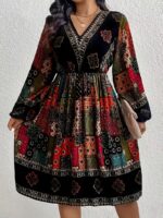 Rochie Scurta Alice Multicolora