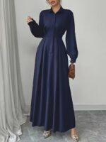 Rochie Lunga Elisabeth Bleumarin