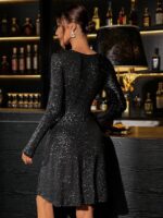 Rochie Scurta Dasha Neagra - imagine 2