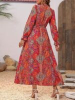 Rochie Lunga Vira Multicolora - imagine 2