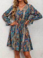 Rochie Scurta Alinna Multicolora - imagine 3