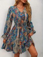 Rochie Scurta Alinna Multicolora
