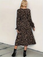 Rochie Midi Amira Animal Print - imagine 2