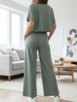 Compleu cu Pantalon Estera Vernil - imagine 2