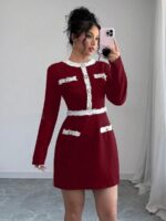 Rochie Scurta Ellis Grena