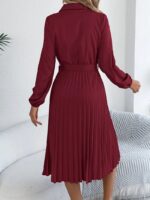 Rochie Midi Dalia Grena Plisata - imagine 2
