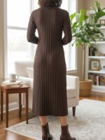 Rochie Midi Tricotata Jesika Maro - imagine 2
