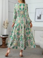 Rochie Lunga Crina Multicolora - imagine 2