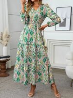 Rochie Lunga Crina Multicolora