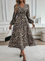 Rochie Midi Suzana Animal Print