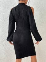 Rochie Scurta Starla Neagra - imagine 2