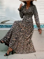 Rochie Lunga Janeth Animal Print