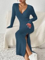 Rochie Lunga Rux Albastra - imagine 3