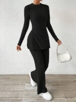 Compleu cu Pantalon Lussa Negru