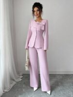 Compleu cu Pantalon Sarah Lila