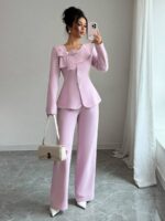 Compleu cu Pantalon Sarah Lila - imagine 3