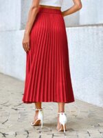 Fusta Midi Ofelia Rosie Plisata - imagine 2