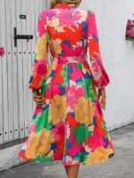 Rochie Midi Alyona Multicolora - imagine 2