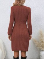 Rochie Scurta Tricotata Simina Maro - imagine 2