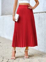 Fusta Midi Ofelia Rosie Plisata