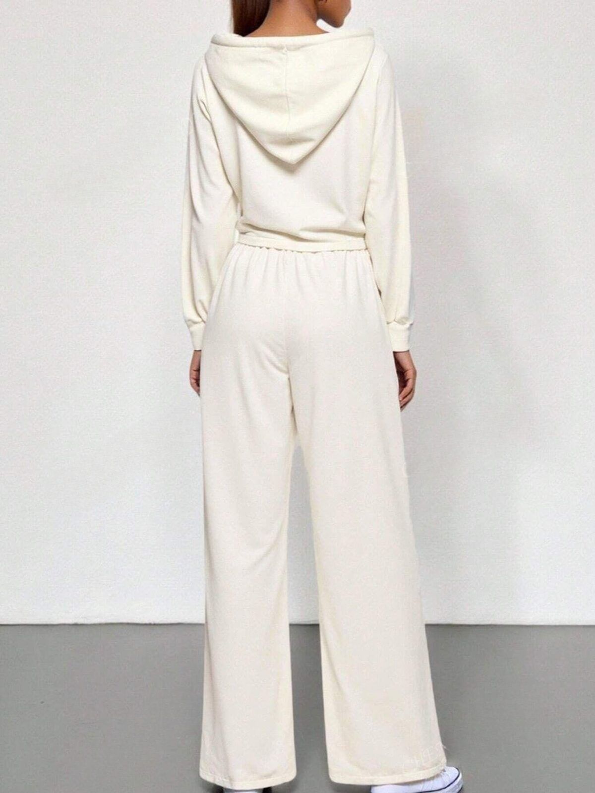 Compleu cu Pantalon Medeea Crem - imagine 2