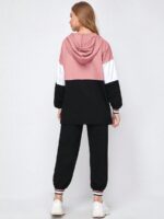 Trening Dama Abby Negru cu Roz si Alb - imagine 2