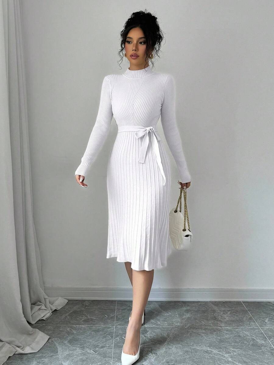 22 Rochie Midi Tricotata Sara Alba - imagine 3