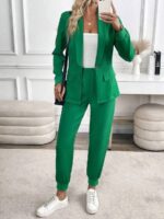 Compleu cu Pantalon Paige Verde