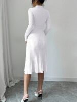 Rochie Midi Tricotata Sara Alba - imagine 2