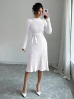 Rochie Midi Tricotata Sara Alba