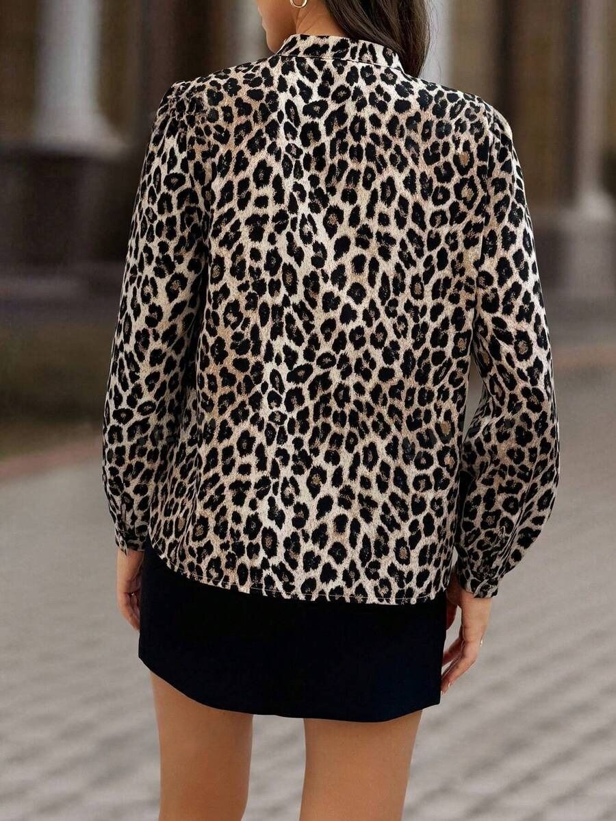 24 Bluza Dama Petrina Animal Print - imagine 2