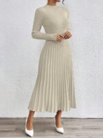 Rochie Midi Tricotata Erika Bej