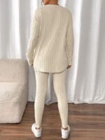 Compleu cu Pantalon Laura Crem - imagine 2