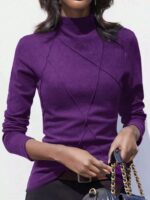 Bluza Termica Alvina Mov - imagine 2