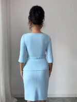 Compleu cu Fusta Scurta Chantalle Bleu - imagine 2