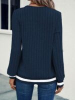 Bluza Dama Elena Bleumarin - imagine 2