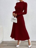 Rochie Midi Tricotata Jesica Grena - imagine 4