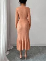 Rochie Midi Tricotata Adela Corai - imagine 2