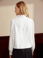 Camasa Dama Cosmina Alba - imagine 2