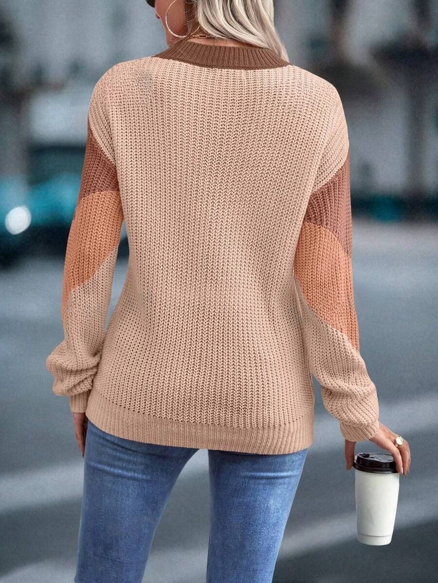 40 Pulover Tricotat Viviene Multicolor - imagine 2