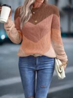 Pulover Tricotat Viviene Multicolor