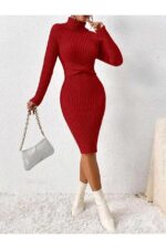 Rochie Midi Tricotata Erika Rosie - imagine 3
